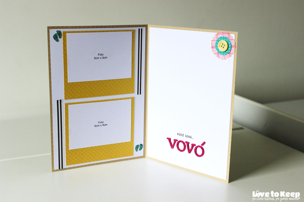 JuWruck_LovetoKeep_Scrapbook_Cartões_Card_Anúncio Gravidez_Pregnacy Annoucemnt_Vovó Amarelo_5