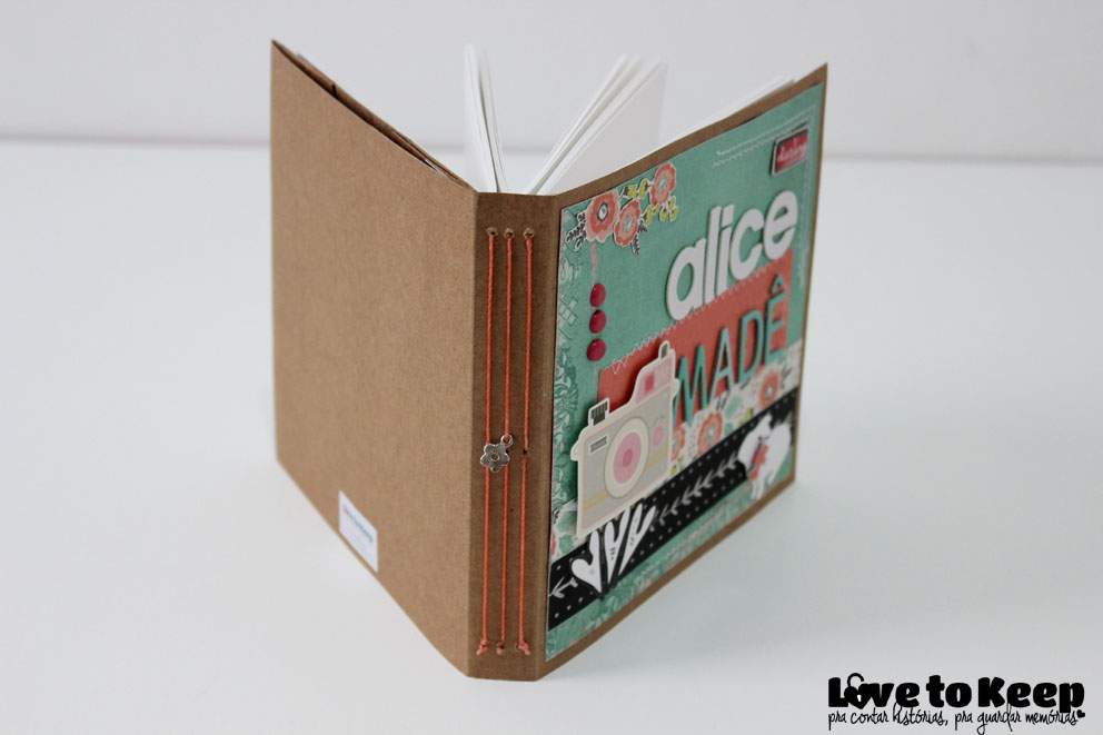 Love to Kee_Scrapbook_Mini Álbum Alice Madê_13