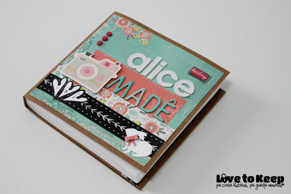 Love to Kee_Scrapbook_Mini Álbum Alice Madê_5